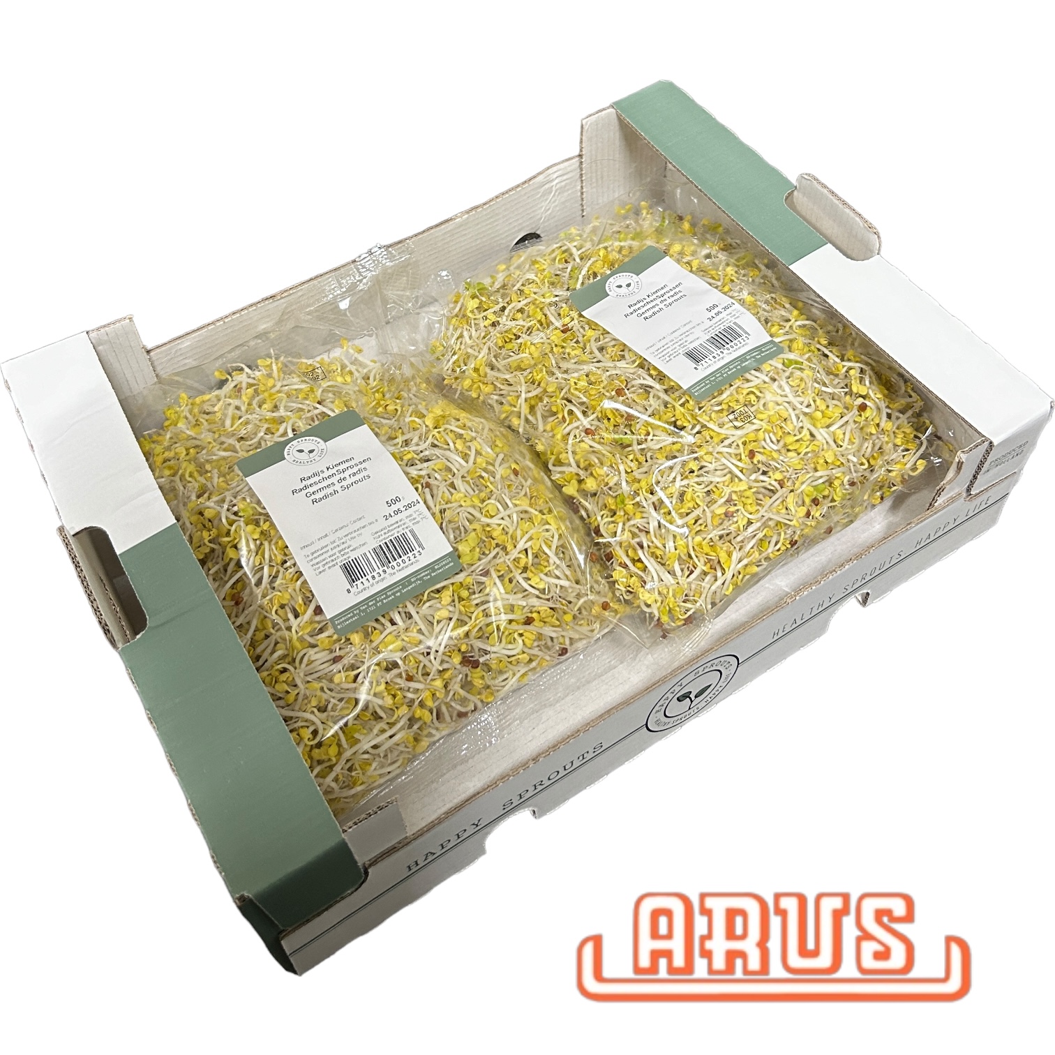 Radieschen Sprossen 2 x 500g - Beutel -
