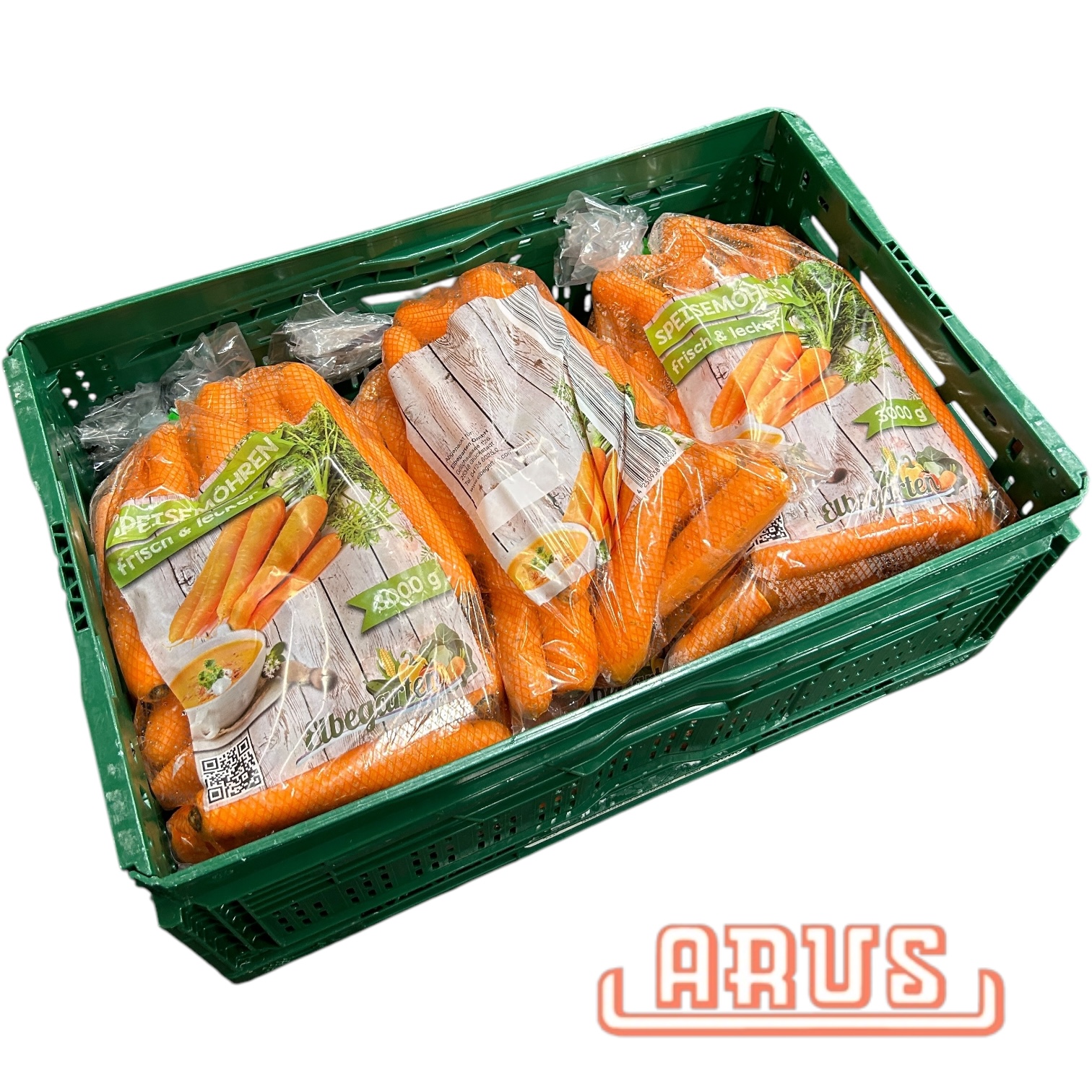 Möhren "gepackt" 3kg - Beutel -