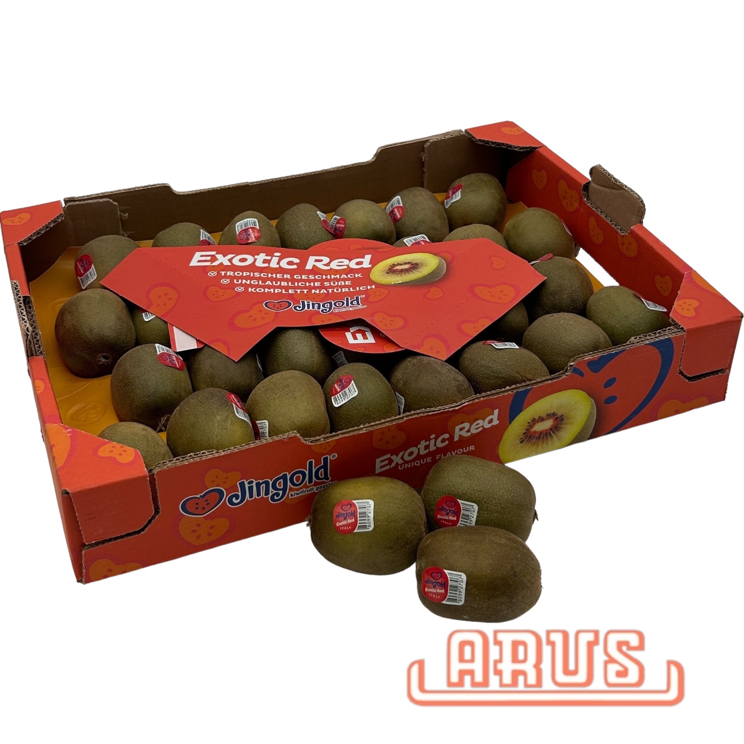 Kiwis "Rot, gelegt" 23er