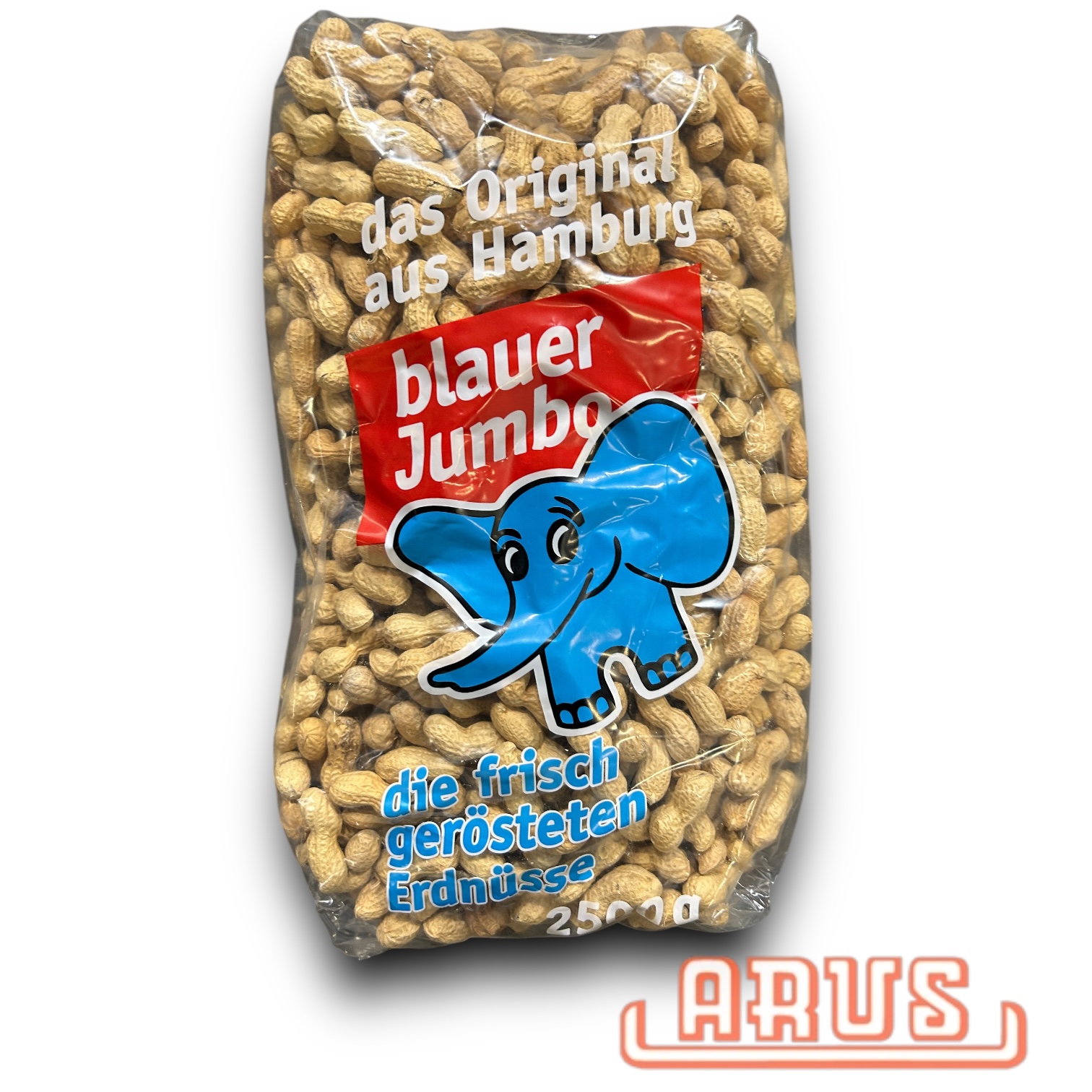 Erdnüsse "Blauer Elefant" 2,5kg - Poly-Beutel -